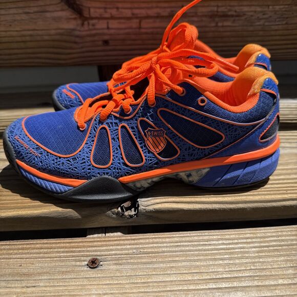 K-Swiss Pickleball Shoes Mens 7.5 Blue Orange Express Lightweight Sneaker Lace main image 6